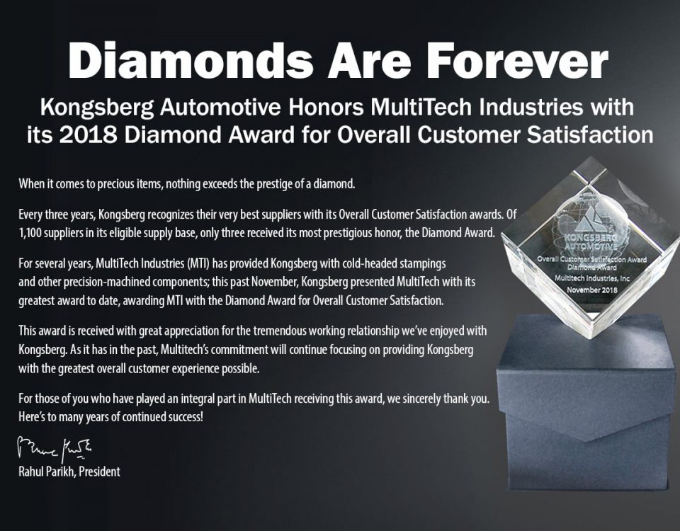 Kongsberg Diamonds Are Forever